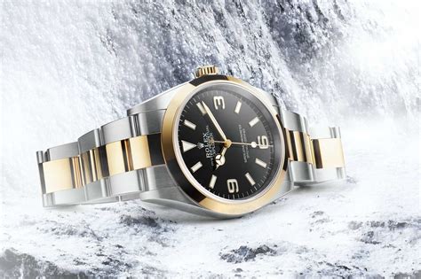 rolex gold explorer|rolex explorer 36mm gold.